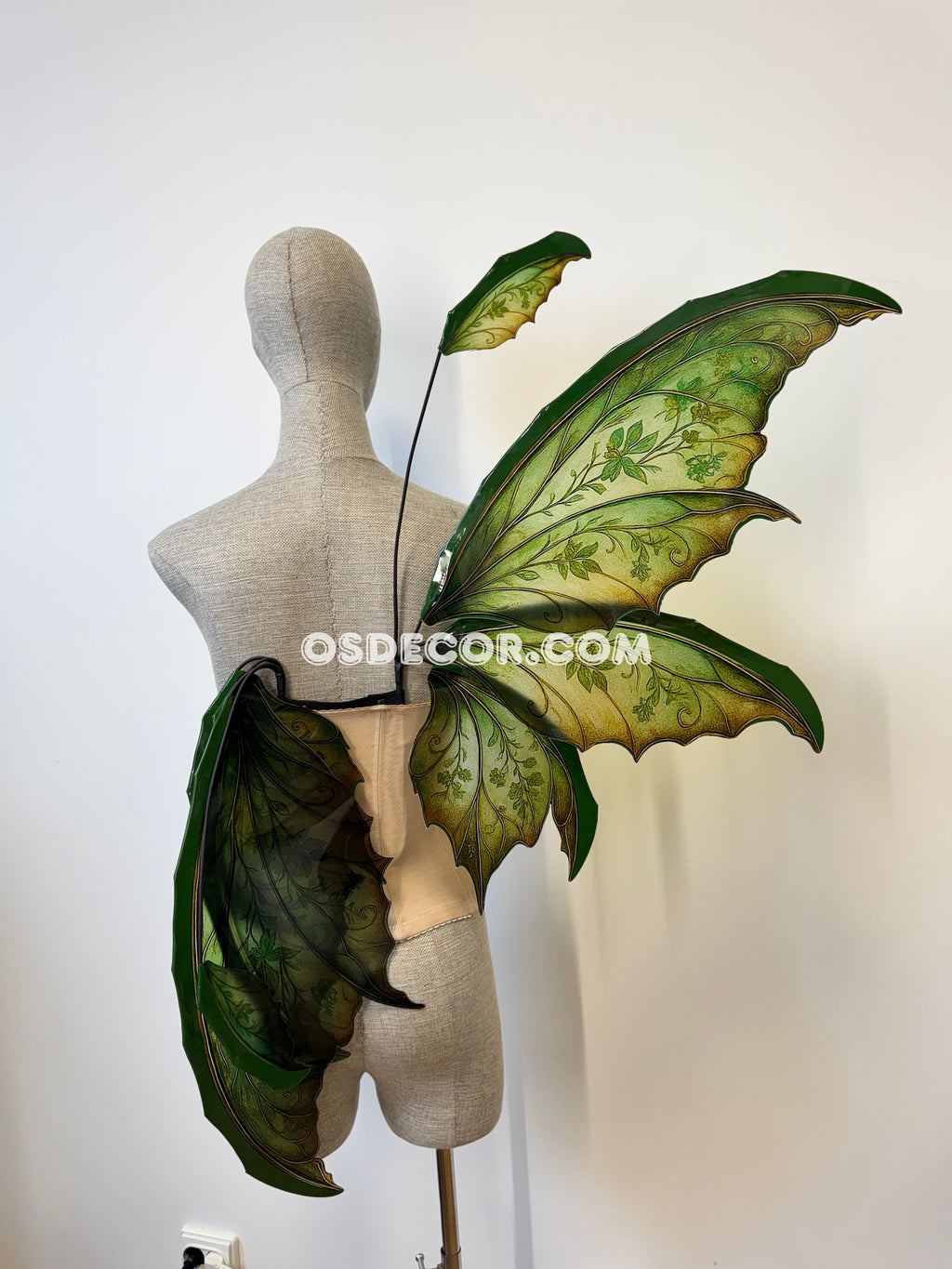 Green Enchanted Forest Fairy Wings