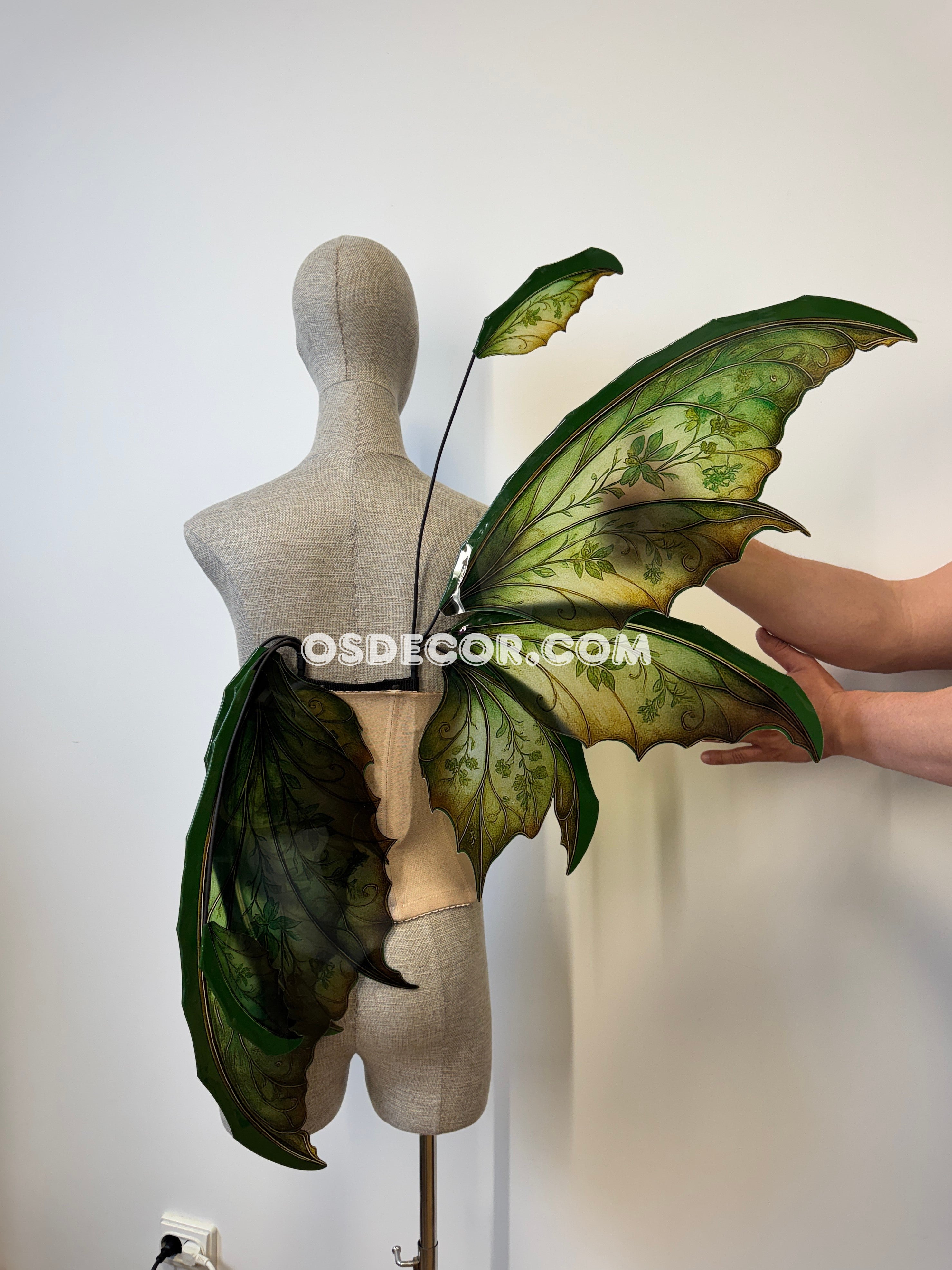 Green Enchanted Forest Fairy Wings