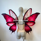 Pink Flower Butterfly Fairy Wings