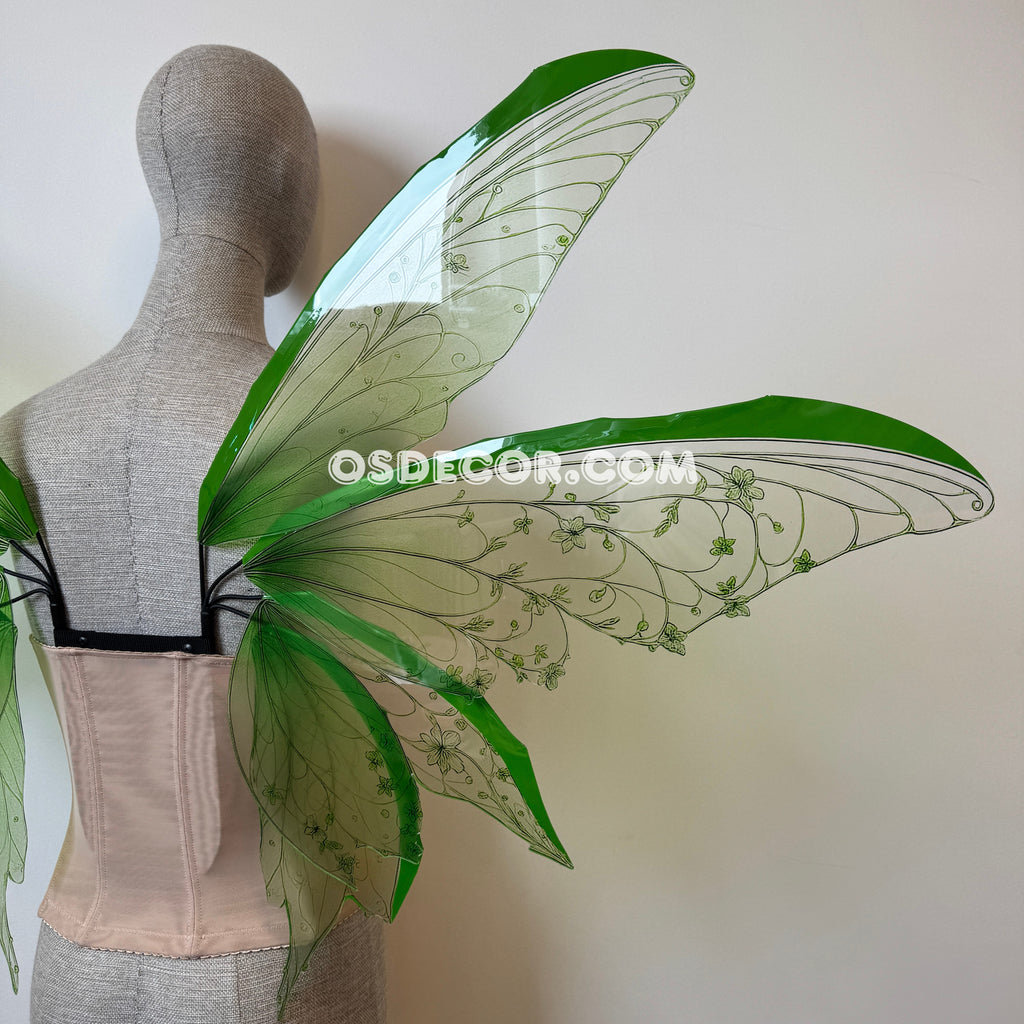 Green Enchanted Forest Fairy Wings