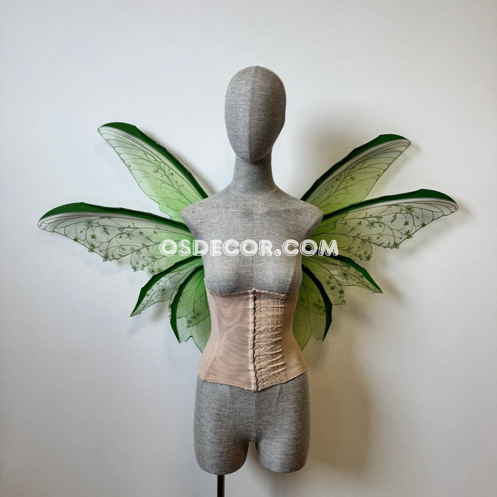 Green Enchanted Forest Fairy Wings