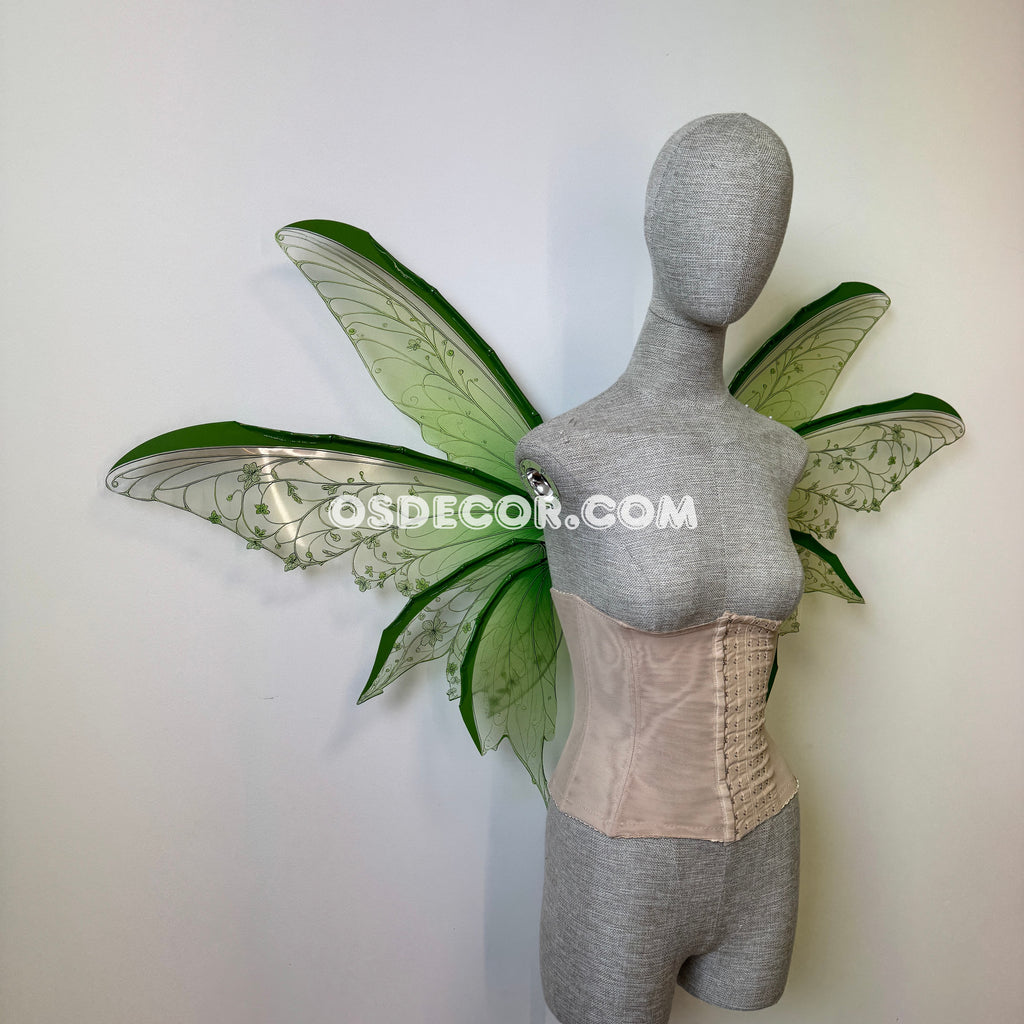 Green Enchanted Forest Fairy Wings