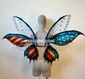 Red USA Butterfly Fairy Maple Leaf Wings