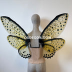 Yellow Black Bug Fairy Wings