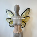 Yellow Black Bug Fairy Wings