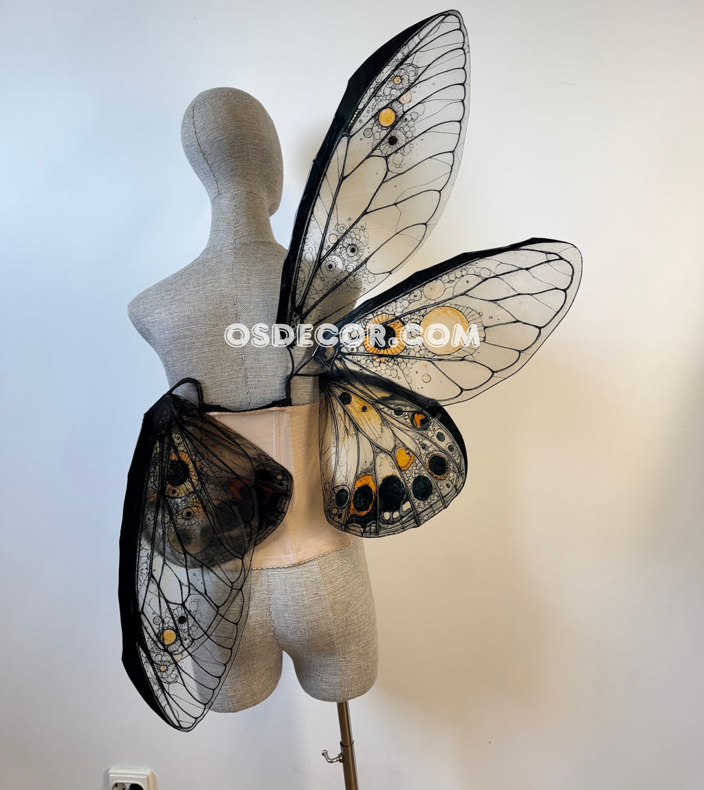 Black Butterfly Fairy Wings