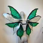 Green White Fairy Wings