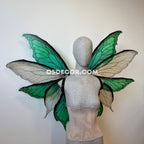 Green White Fairy Wings