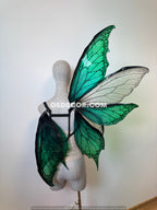 Green White Fairy Wings