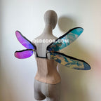 Blue Purple Dragonfly Fairy Wings