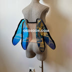 Blue Purple Dragonfly Fairy Wings