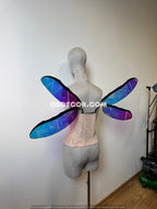 Blue Purple Dragonfly Fairy Wings