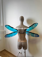 Blue Purple Dragonfly Fairy Wings