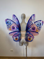 Pansy Fairy Wings in Purple and Blue – Handmade Butterfly Wings for Cosplay