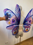 Pansy Fairy Wings in Purple and Blue – Handmade Butterfly Wings for Cosplay
