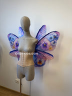 Pansy Fairy Wings in Purple and Blue – Handmade Butterfly Wings for Cosplay
