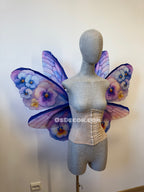 Pansy Fairy Wings in Purple and Blue – Handmade Butterfly Wings for Cosplay