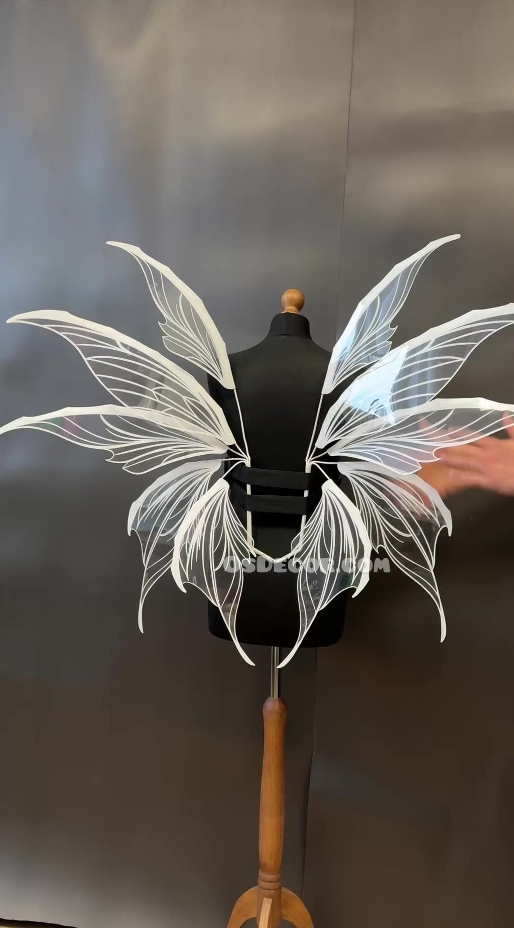 White Transparent Butterfly Fairy Wings