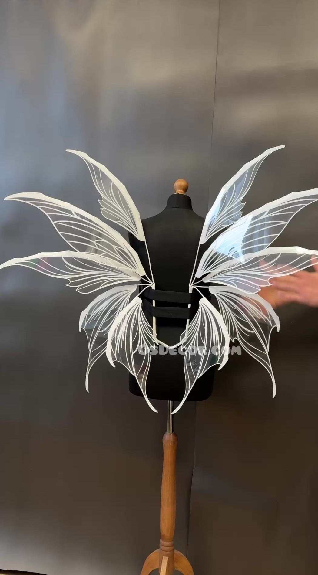 White Transparent Butterfly Fairy Wings