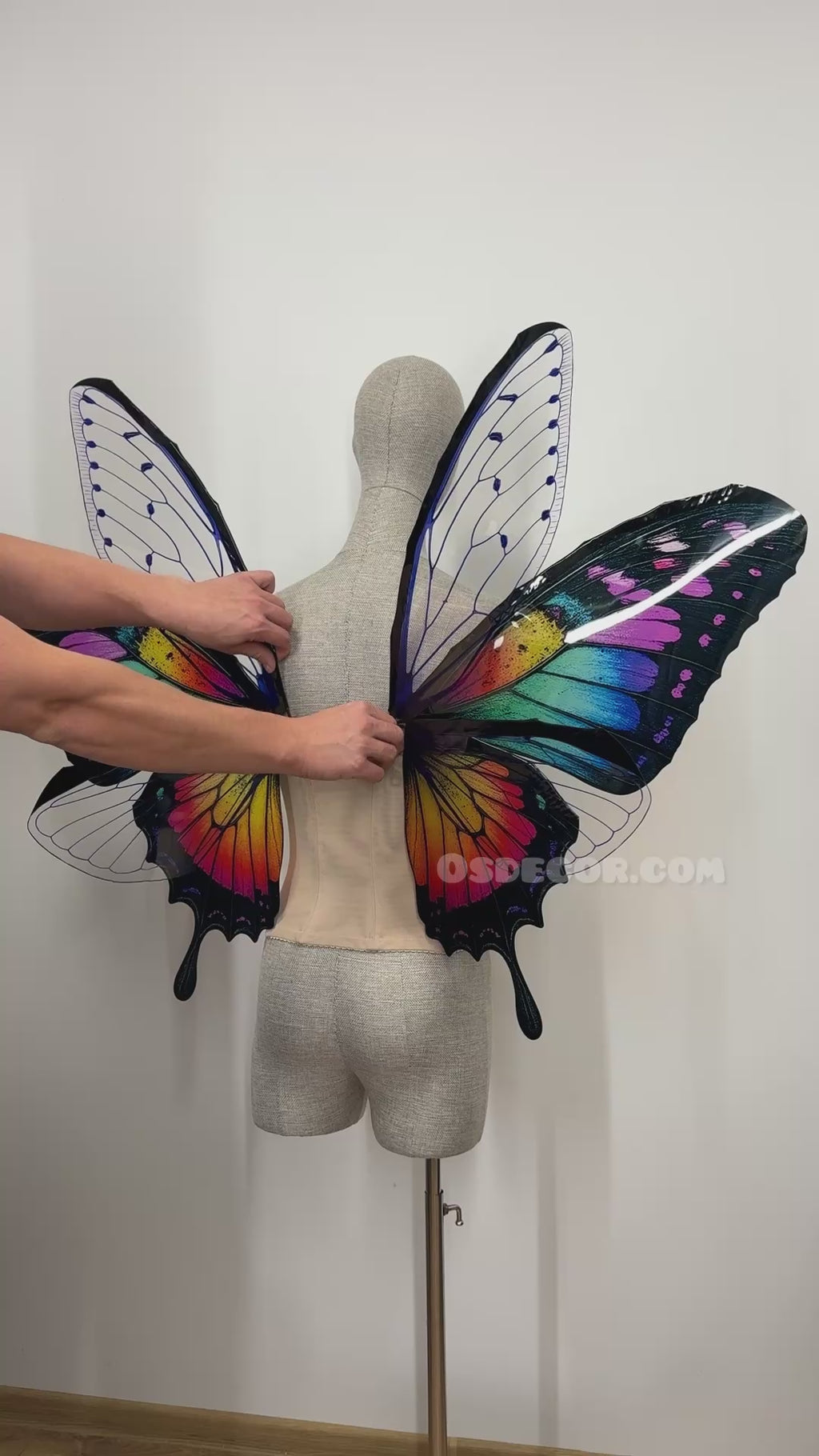 Rainbow Butterfly Fairy Wings