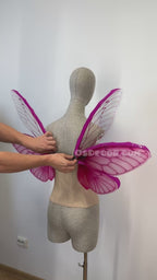 Pink Butterfly Fairy Elf Wings