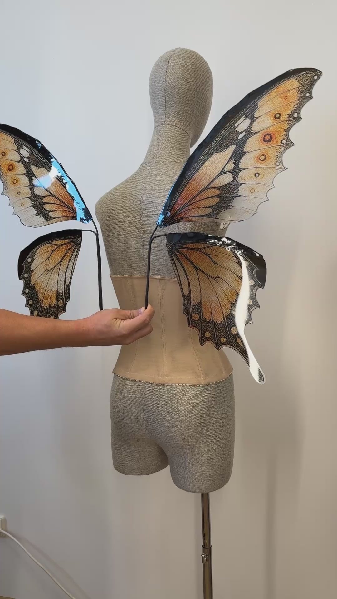 Orange Swallowtail Butterfly Fairy Wings