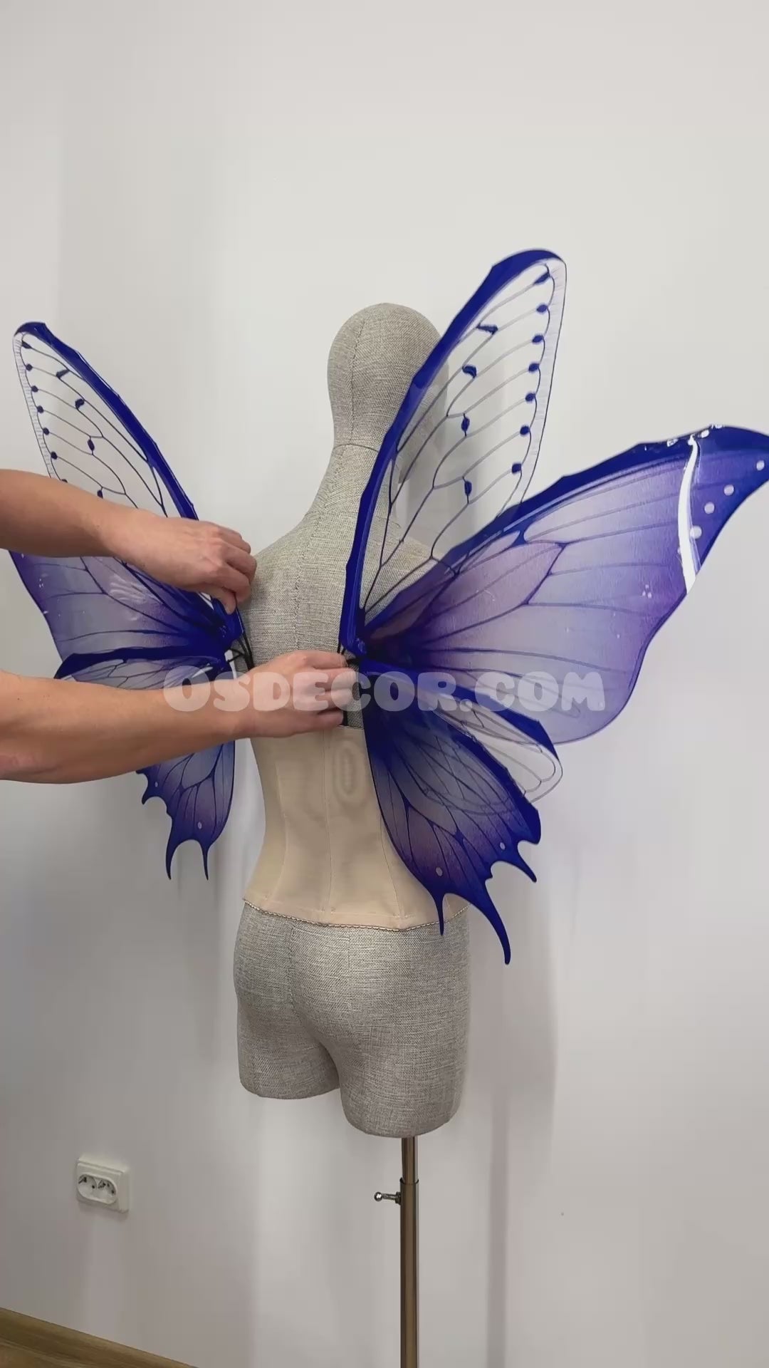 Purple Butterfly Fairy Wings