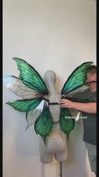 Green White Fairy Wings