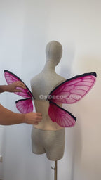 Pink Butterfly Fairy Elf Wings