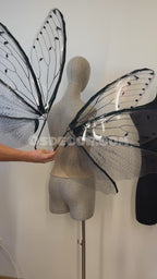 Transparent Grey Cicada Fairy Wings
