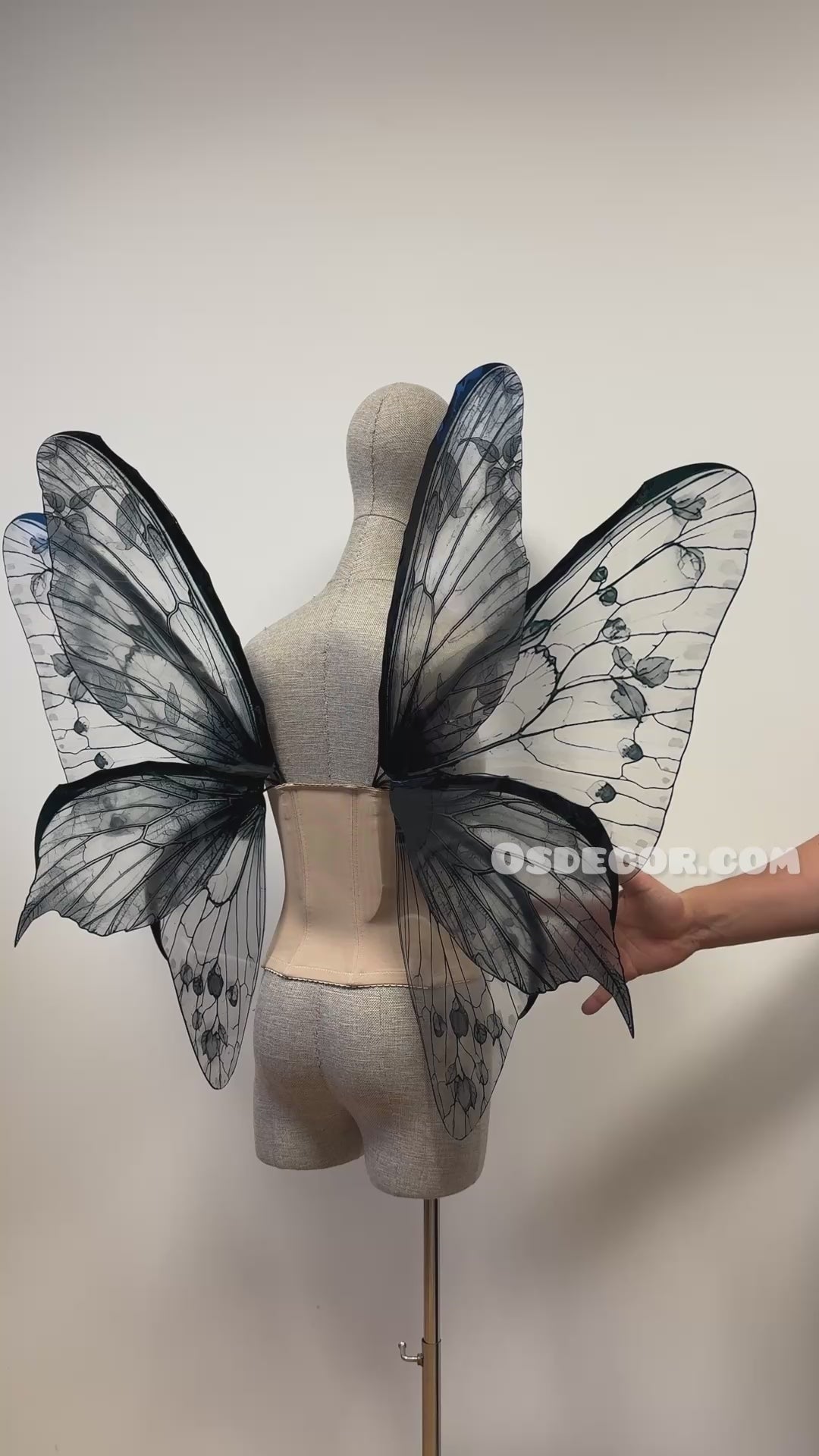 Black Leaves Fairy Wings